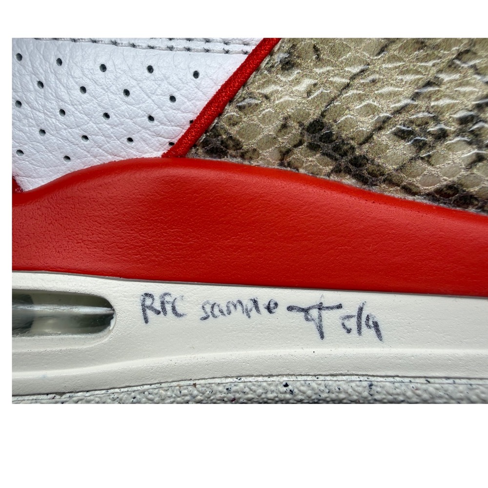 Nike Air Flight 89 Low SP Sample White Habanero Red Sail Size 9 RARE‎ - Picture 10 of 14